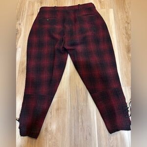 Woolrich Penn Rich plaid hunting pants vintage
